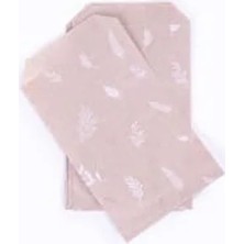 Esranın Dünyası 25 Adet Yaprak Desenli Kraft Kese Kağıdı, 11X20 cm