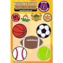 Esranın Dünyası Ütü ile Yapışan Nakış Yama Seti, 5 Adet Ütüyle Yapışan