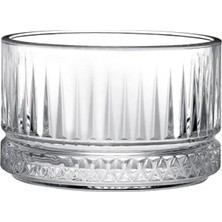 Esranın Dünyası Şık Soda Cam Elysıa 4'lü Kase Seti (17CM) Hediye Kutusunda