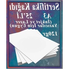 Esranın Dünyası A3 Boyutunda Kalın Fotokopi Kağıdı, 120 Gr, 25 Adet