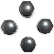 Esranın Dünyası Şifreli Bijon Kapağı Gri 4 Adet, Audi A5 Cabrio 2017-2020 Uyumlu