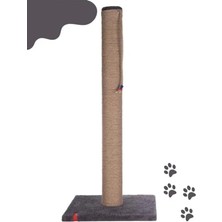 Esranın Dünyası 90 cm Kalın Borulu Dev Tırmalama Tahtası Antrasit Renk