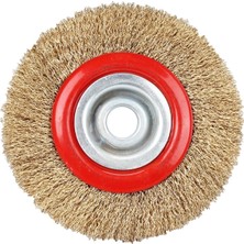 Dairesel Saçaklı Fırça SD-150, 150MM Yuvarlak Tel Fırça