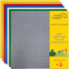 Esranın Dünyası Klasik Zemin Plakası - Gri, Tüm Yapım Setleri ile Uyumlu