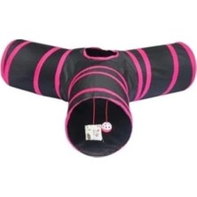 Esranın Dünyası Y Şeklinde Eğlenceli Renkli Kedi ve Köpek Oyun Tüneli