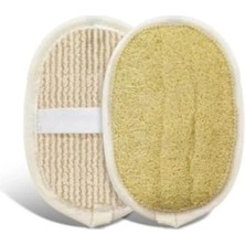 Esranın Dünyası Doğal Banyo Kesesi - Oval Kabak Lifi, 15X11 cm