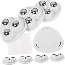 Esranın Dünyası 4 Adet Yapışkanlı Mini Mobilya Tekerleği