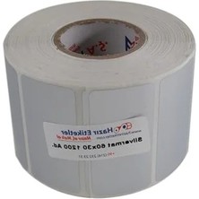 Esranın Dünyası Ruloda 1200 Adet 60MM x 30MM Demirbaş Etiketi