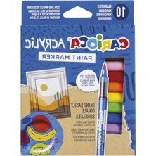 Esranın Dünyası 10'lu Su Bazlı Akrilik Fırça Uçlu Boya Seti