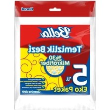 Esranın Dünyası Eko Paket %30 Mikrofiberli Temizlik Bezi 5'li Set