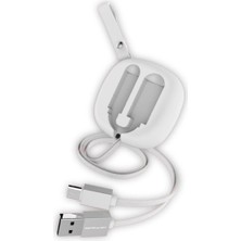 İlkyaz Fashion S79 Micro USB Kablo 20CM-1M 2A - Beyaz