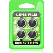 İlkyaz Fashion Xiaomi Redmi Note 14 Pro 5g Raze Metal Kamera Lens - Gümüş