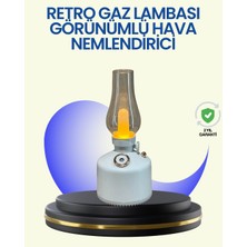İlkyaz Fashion 280 ml Tanklı Retro Gaz Lambası Difüzör USB Şarjlı Hava Nemlendirici