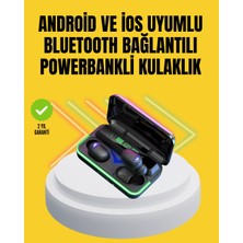İlkyaz Fashion E10 Powerbanklı Bluetooth Kulaklık Oyun Modu ve Şık Tasarım
