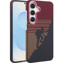 İlkyaz Fashion Samsung Galaxy S25 Vega Magsafe Kapak - Kırmızı