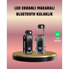 İlkyaz Fashion Dijital Göstergeli Bluetooth Kulaklık – Klipsli ve Şık Tasarım