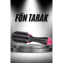 İlkyaz Fashion Saç Şekillendirici ve Saç Düzleştirici Fön Tarağı Tarak Fırça 1200W Saç Kurutma