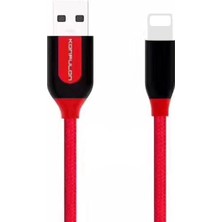 İlkyaz Fashion S51 Lightning Kablo Iphone Uyumlu 1m 3A - Kırmızı