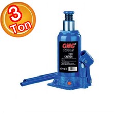 3 Ton Kapasiteli Güçlü ve Dayanıklı Şişe Kriko, Güvenle Kullanım