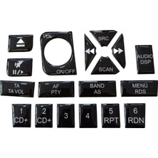 İlkyaz Fashion Ieg™ Fiat Palio Touch Plus Teyp Tuş Takımı Maun Kaplama Siyah