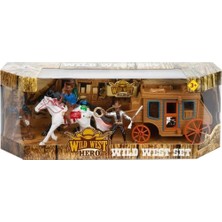 İlkyaz Fashion 77116 Sunman, At Arabalı Kovboy Oyun Seti