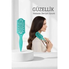 İlkyaz Fashion Retroieg™ Doğal Antistatik Hava Yastıklı Saç Fırçası - Dolaşık Saç Açıcı Tarak