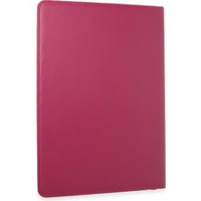 İlkyaz Fashion Ieg™  Samsung Galaxy X610 Tab S9 Fe Plus 12.4 Kılıf 360 Tablet Deri Kılıf - Pembe