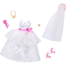 İlkyaz Fashion HWV76 Bebek + Ken Fashion - Gelin Aksesuarları (Bebekler Ürüne Dahil Değildir.)