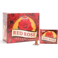 İlkyaz Fashion Red Rose Aromalı Konik Tütsü