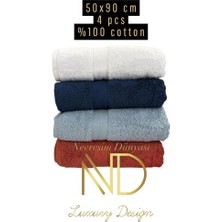 İlkyaz Fashion Nevresim Dünyası 50X100 4'lü Havlu Prime 2