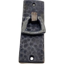 İlkyaz Fashion Eco Lounge Antika Tarz Dekoratif Pirinç Dik Dövme Mobilya Kulbu - 90X31 Mm, Oksit