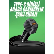 Prativas Type-C Girişli Araba Çakmaklık Şarj 38W Oto Çakmaklık