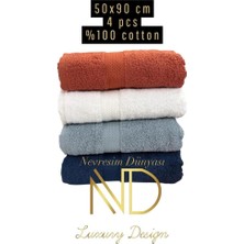 İlkyaz Fashion Nevresim Dünyası 50X100 4'lü Havlu Prime 3