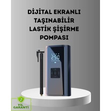 İlkyaz Fashion Dijital Ekranlı Kablosuz Hava Pompası LED Işıklı 12V 80W