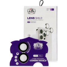 İlkyaz Fashion Apple Iphone 16 Bilvis Titan Kamera Lens - Siyah