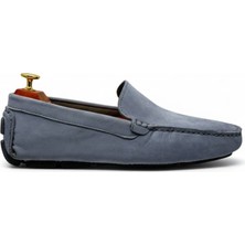 By Barretti Açık Mavi Süet Düz Rok