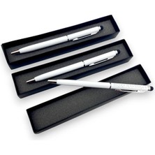 SürLaz Öğretmenler Günü Özel 3'lü Isimli Slim Touch Pen Tükenmez Kalem Isim Yazılabilir Özel Kutusunda