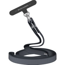 Keephone Apple iPhone Tüm Serilerle Uyumlu Çapraz Ayarlanabilir Yüksek Kaliteli Şık Manyetik Strap Telefon Askısı