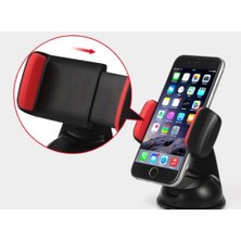 Akinco Araç Içi Torpido Cam Vakumlu Kısa Boy Telefon Tutucu