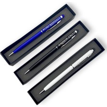 SürLaz Öğretmenler Günü Özel 3'lü Isimli Slim Touch Pen Tükenmez Kalem Isim Yazılabilir Özel Kutusunda