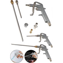 Paslanmaz Uzun 4 Nozullü Basınçlı Hava Tabancası, Hızlı Bağlantı