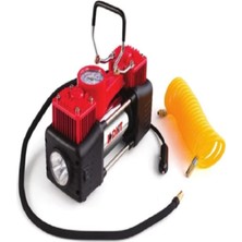 Mini Hava Kompresörü, Çift Silindirli, 12V, Taşınabilir ve Güçlü Performans