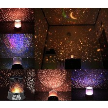Fırsatkolik Star Master Projeksiyon Gece Lambası