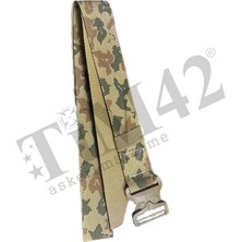 TİM42 Kamuflaj Desenli Plastik Kobra Başlıklı Taktik Kemer