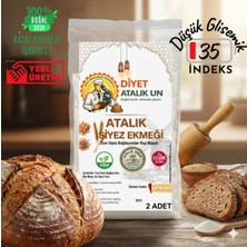 Diyet Glutensiz Atalık Ekşi Mayalı Siyez Buğday Ekmeği 2 Adet (Gluten Içerir)