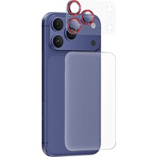 Keephone Apple iPhone 17 Pro Max Auralens Arka Body Film ve Kamera Lens Koruyucu Cam 2'li Set