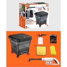 Fırsatkolik Yüksek Basınçlı Yıkama Makinesi Fırçasız Katlanır Kovalı 150W 14/16 Bar 13 Litre