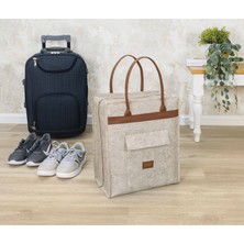 Akinco Deri Kulplu Ayakkabı Seyahat Çantası 04263