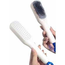 Akinco Silikon Yumuşak Sıkı Dişli Sihirli Geri Çekilebilir Tarak Kendini Temizleyen Saç Fırçası