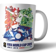 Pixxa Dünya Kupası 2026 World Cup Kupa Bardak Model 2